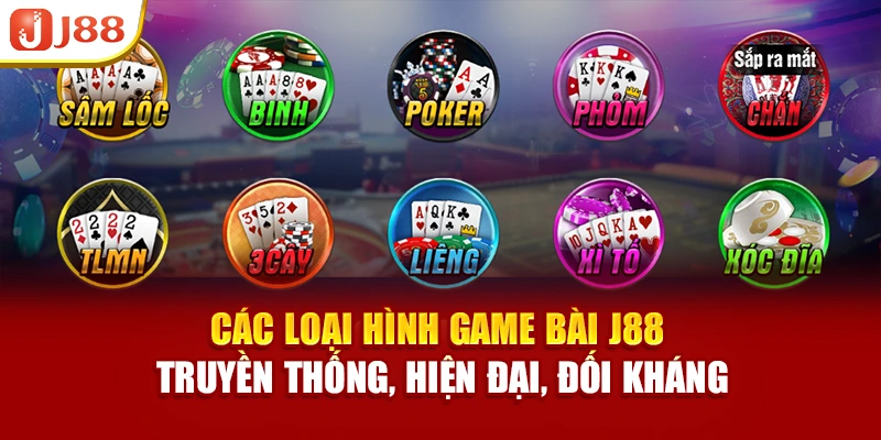 Bàn chơi Liêng tại game bài J88 – không khí đối kháng, kịch tính từng lượt