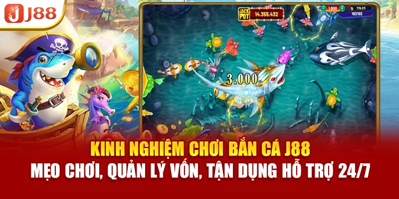 Người chơi bắn cá J88 trúng Jackpot lớn, thể hiện niềm vui chiến thắng