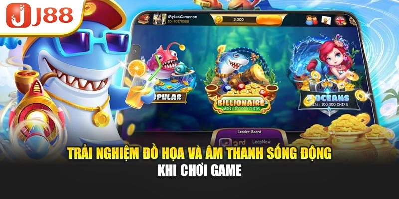 Người chơi đang tham gia bắn cá online trên thiết bị điện tử